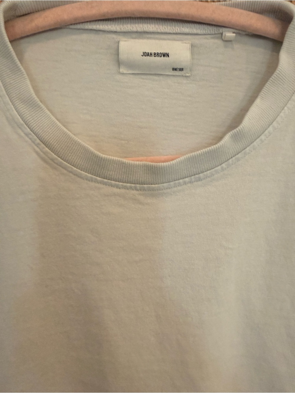Joah Brown Boxy Cropped Tee Soft White - Picture 7 of 13